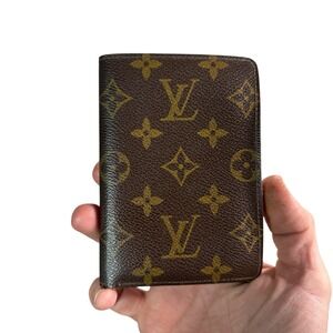 Louis Vuitton Vintage Monogram Bifold Portovier or Porte-Billets Identity Wallet